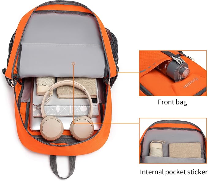 35L Lightweight Packable Backpack – Durable Foldable Daypack - Image 5