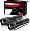 BESTSUN LED Flashlight 2 Pack, High Lumens Small Tactical Flashlights by BESTSUN
