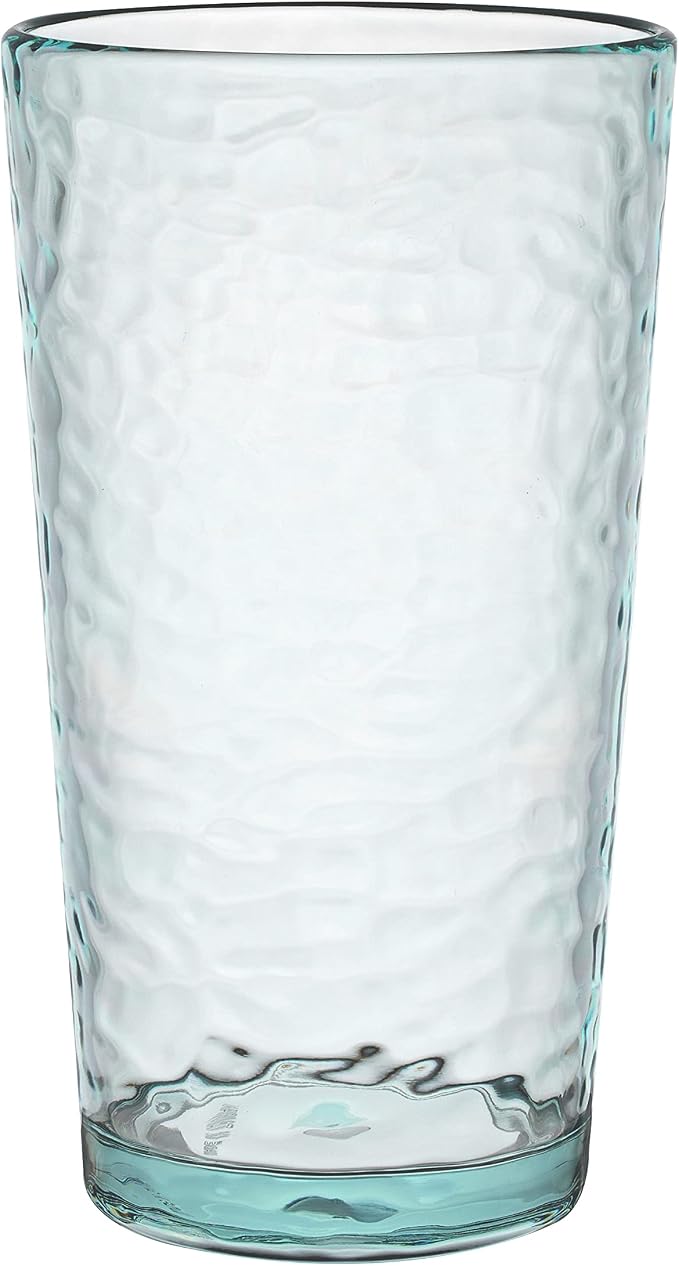 KLIFA- NICE- 20 ounce, Acrylic Highball Drinking Glasses, Stackable Plastic by KLIFAHome