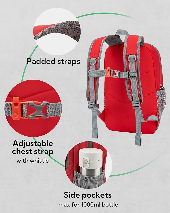 WATERFLY 12L Small Hiking Backpack: Day Pack Lightweight Travel Bag Camping - Image 3