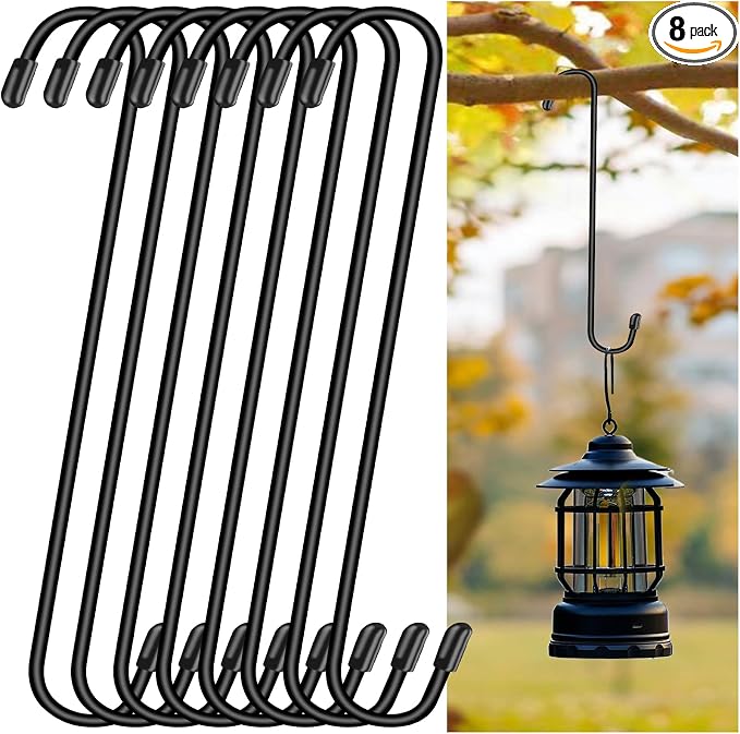 Dpyrrhic 8 Pack 12 Inch Large S Hooks by Dpyrrhic