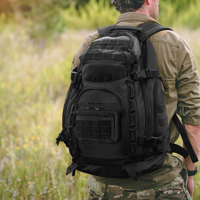 FRTKK Tactical Molle Admin Pouch Utility Laser Cut EDC Tool Pouch Bag - Image 6