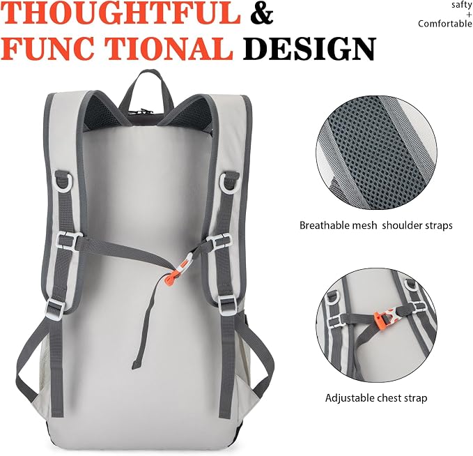 BAGPARKK Hiking Backpack, Large 35L Travel Backpacks - Image 4