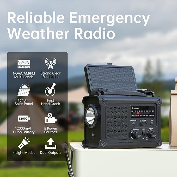Mesqool Emergency Weather Radio NOAA Alert - Image 2