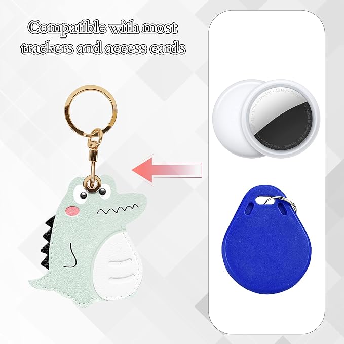 Leather Keychain Case Holder Compatible - Image 4