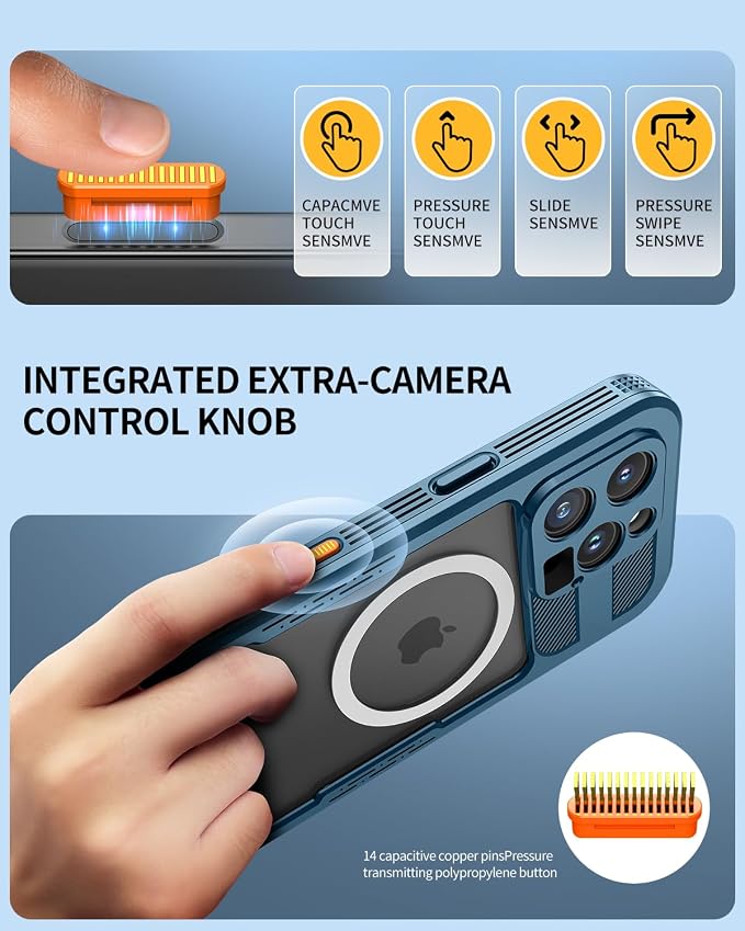 Lanhiem Magnetic for iPhone 16 Pro Max Case, IP68 Waterproof Dustproof Case - Image 4