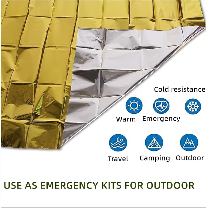 Emergency Mylar Thermal Blankets - Image 3