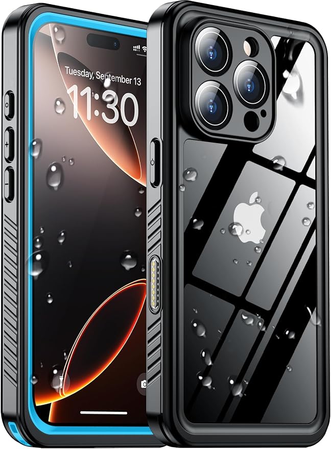 SPIDERCASE for iPhone 16 Pro Max Case Waterproof, Built-in Screen & Camera by SPIDERCASE