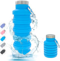 YCT Collapsible Water Bottle 17oz（500ml），Travel Portable Sport Water by YCT