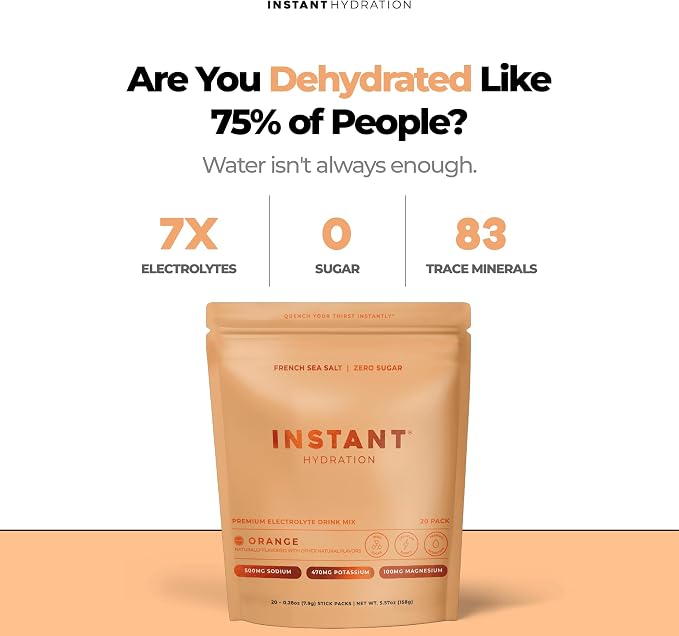 Instant Hydration Sugar Free Electrolytes Powder Packets - Image 2