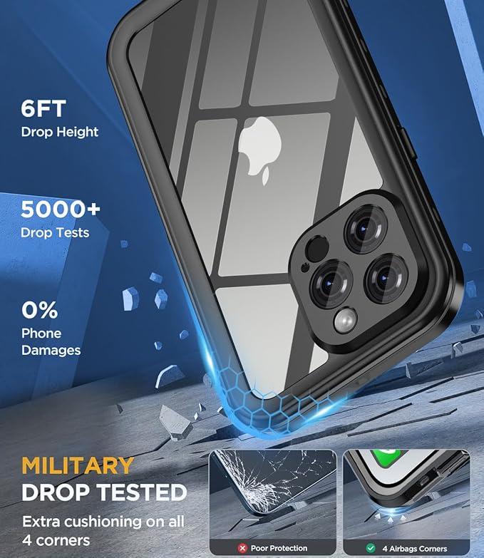 Design for iPhone 13 Pro Max Case Waterproof 6.7‘’, Full Body Underwater - Image 4
