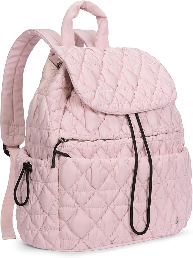 CLUCI Puffy Quilted Backpack Purse - Image 6