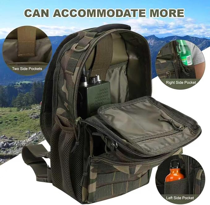 Rover Sling Pack Tactical Shoulder Sling Bag Backpack - Image 4