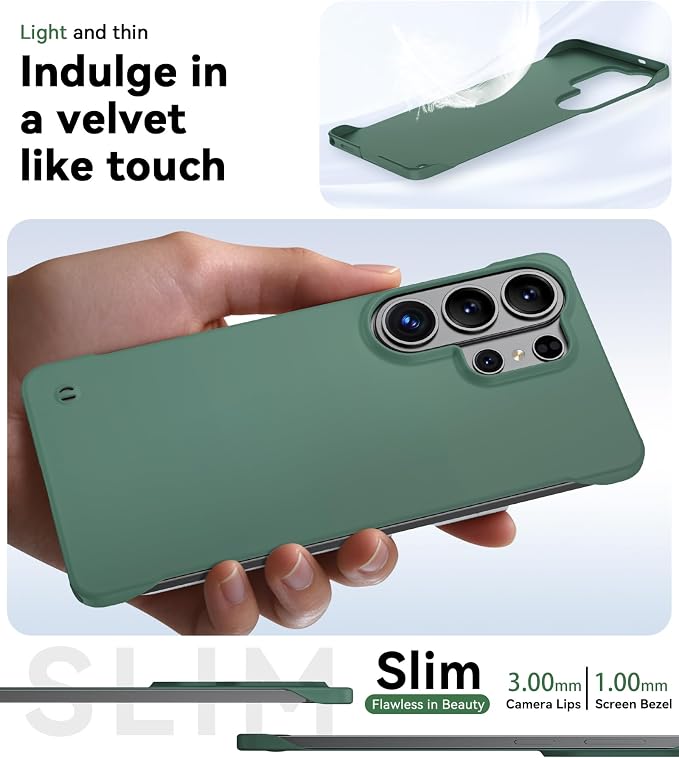 GRECAZO Slim Borderless for Samsung Galaxy S26 Phone Case 6.3" Ultra-Thin - Image 4