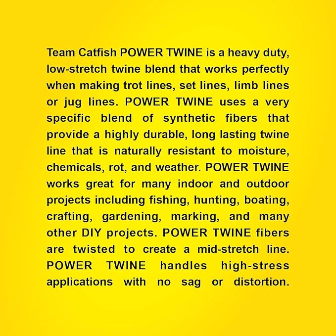 TEAM CATFISH Power Twine – 100% Nylon Bank Line - Image 6