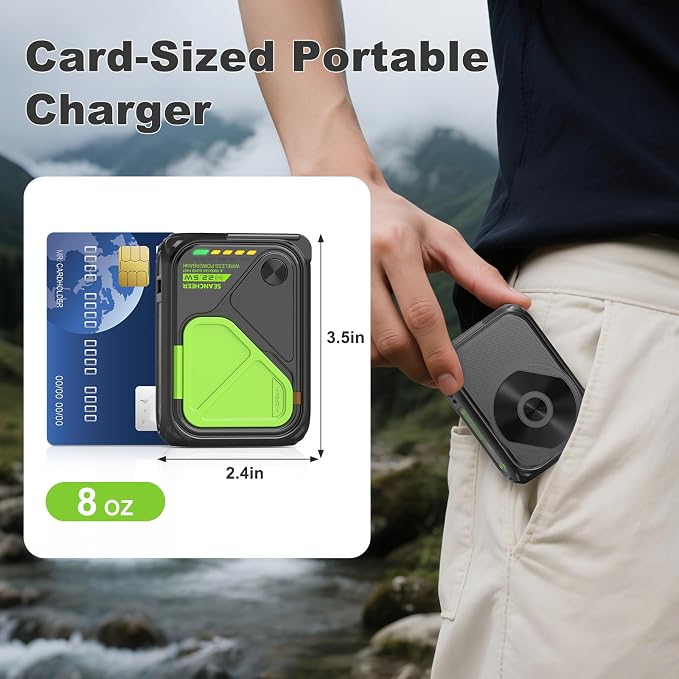SEANCHEER P05 Portable Charger, Magnetic Power Bank, Small Wireless PowerBank - Image 7