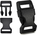 5/8" Black Plastic Side Release Buckle Curved Quick Release by Unknown
