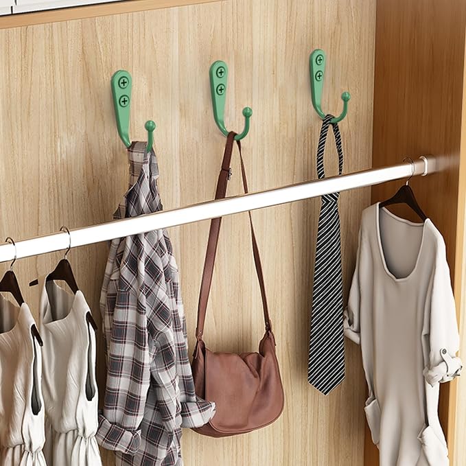 15 Pcs Black Wall Mounted Coat Hooks, Hanger Hook - Image 7