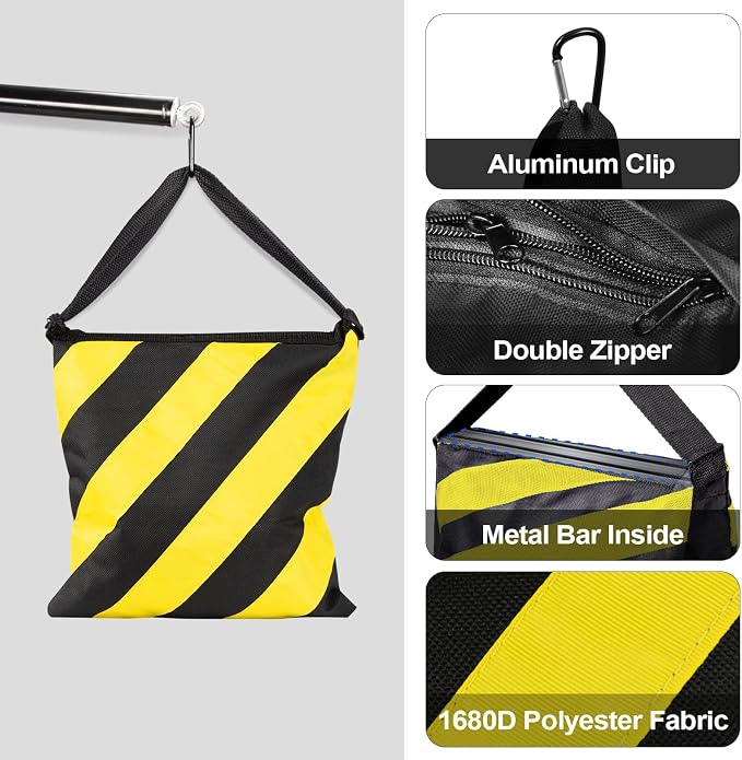 EMART Heavy Duty Sandbag Photo Studio Weight Bag Saddlebag Design - Image 5
