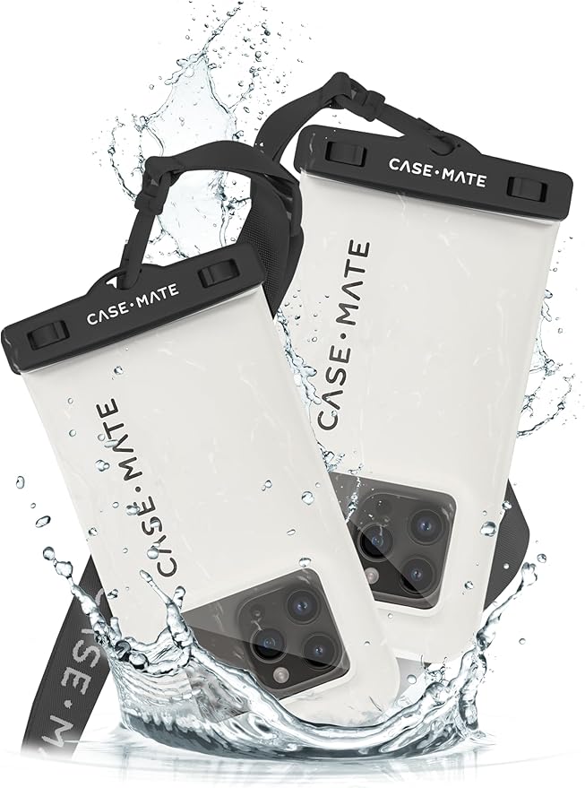 Case-Mate 2 Pack IP68 Waterproof Phone Pouch by Case-Mate