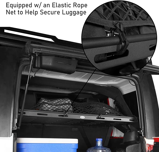 Hooke Road Rear Trunk Cargo Rack Basket Tray - Image 4