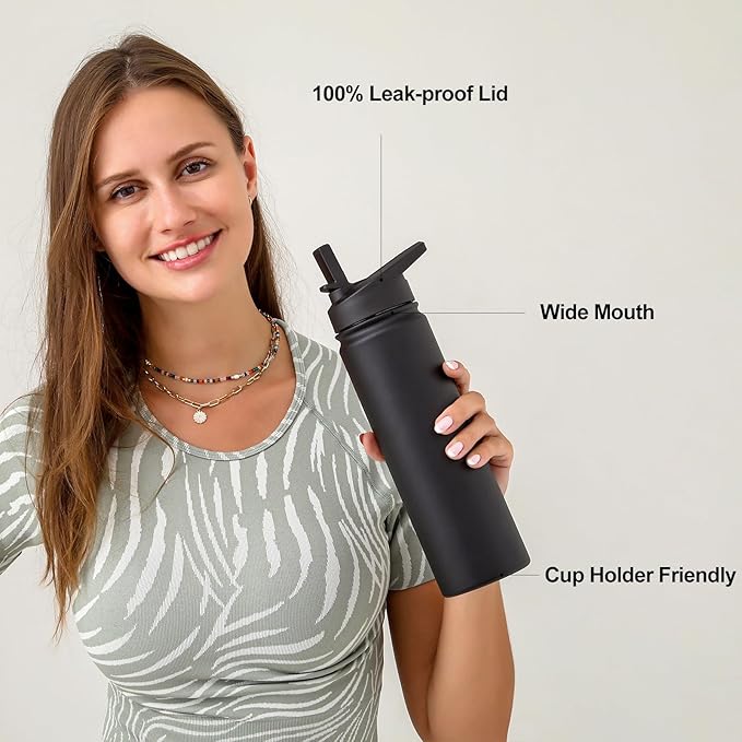 mininoo 24 oz Insulated Water Bottle - Image 7