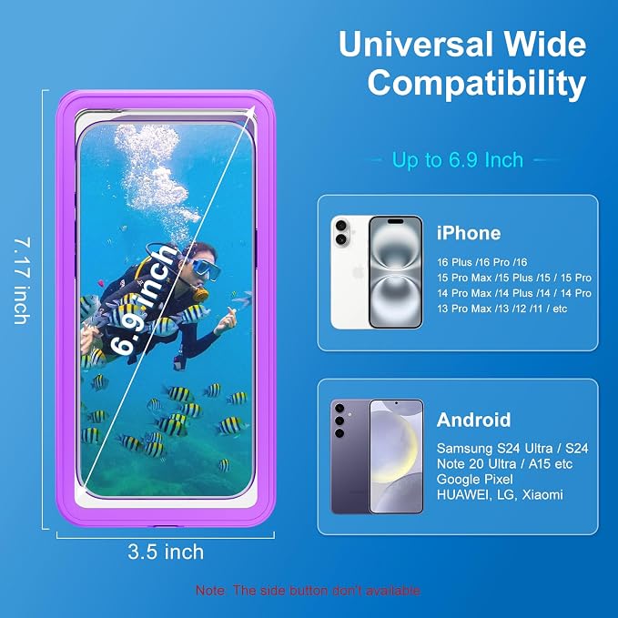 Beasyjoy Waterproof Phone Case, Underwater Phone Case - Image 3