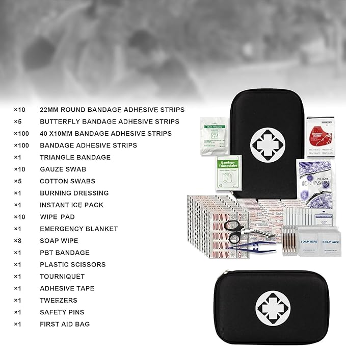 279PCS Small Travel First Aid Kit Supplies - Image 2