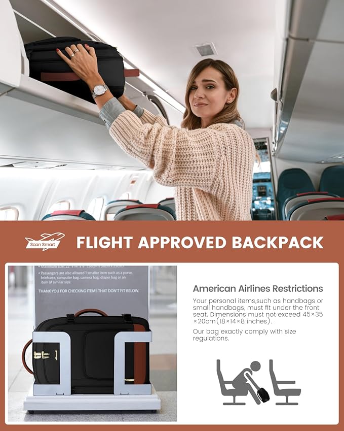 LOVEVOOK Carry On Travel Backpack - Image 7