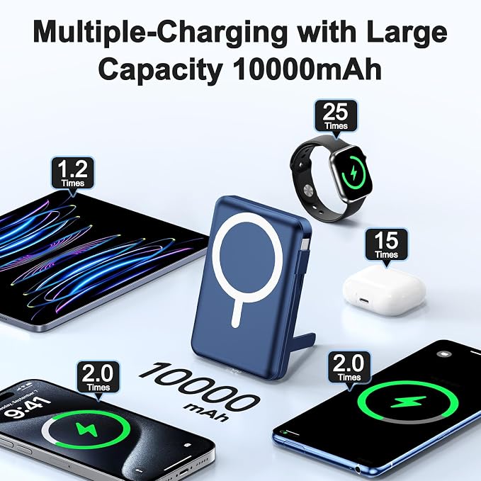 for Magsafe Battery Pack, 10000mAh Power Bank - Image 2