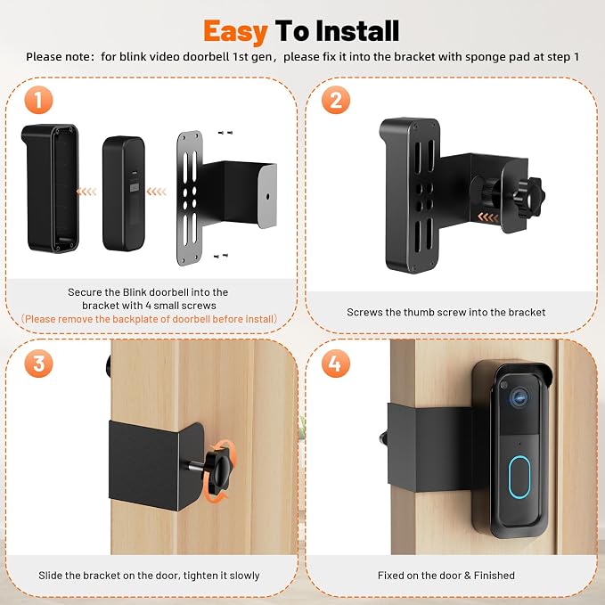 Blink Doorbell Mount, Anti-Theft Doorbell Mount - Image 8