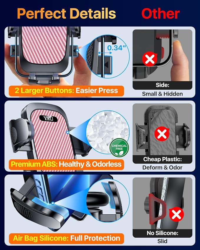 YRU Dashboard Cell Phone Holder - Image 5