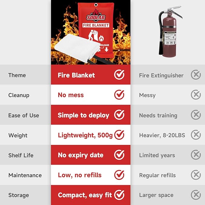 Fire Blanket Emergency for Home Kitchen - Image 5