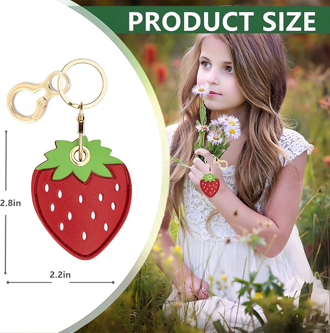 Leather Keychain Holder Case Compatible - Image 2