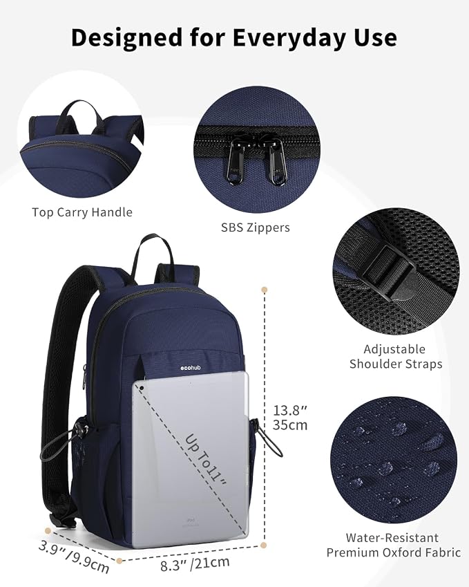 ECOHUB Mini Anti-Theft RFID Backpack - Image 6