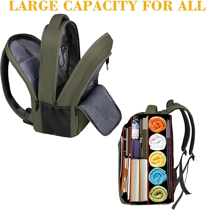 MATEIN 15.6 Inch Travel Laptop Backpack, Sturdy Computer Backpack - Image 9