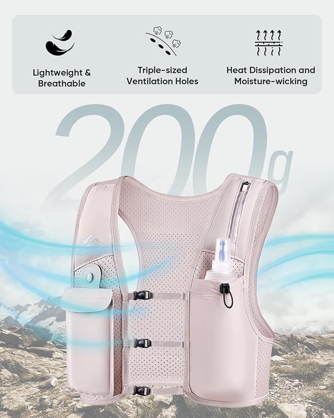 Zelvot Running Vest for Women Men, USA Original Patent, Adjustable Chest Straps - Image 6