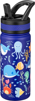 Fanhaw 18 Oz Kids Insulated Water Bottle by FANHAW