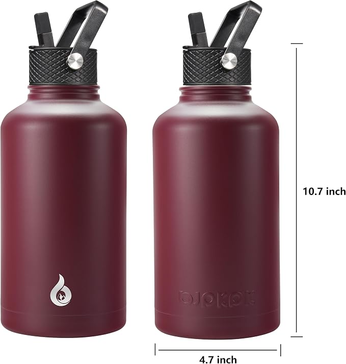 BJPKPK Half Gallon Insulated Water Bottles - Image 2