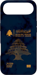 Lebanon, Lebanon Passport, Lebanon Flag, Lebanon map. Case by Unknown