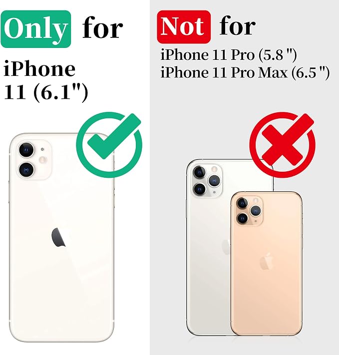 Cozycase Compatible with Waterproof iPhone 11 case, Built-in Screen Protector - Image 2