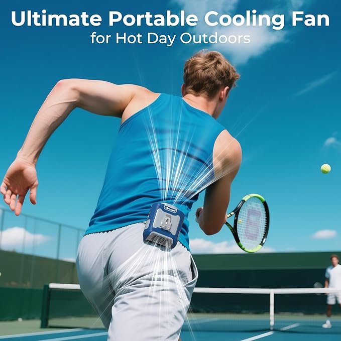 AMACOOL Portable Waist Fan Clip On, Father's Day Gifts - Image 2