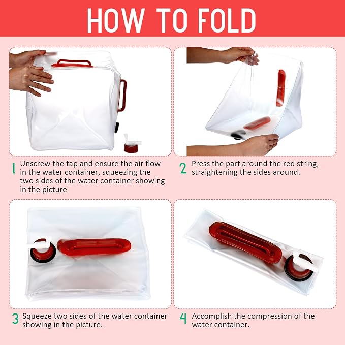 Reallnaive 3 Pack Collapsible Water Container - Image 4