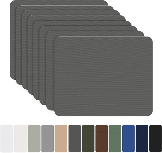 OAZ 8 Pieces 7.87 x 5.9 inch Nylon Repair Patches Nylon Fabric Patch by OAZ