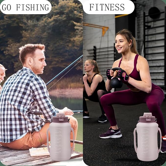64oz Foldable Silicone Water Bottle - Image 11