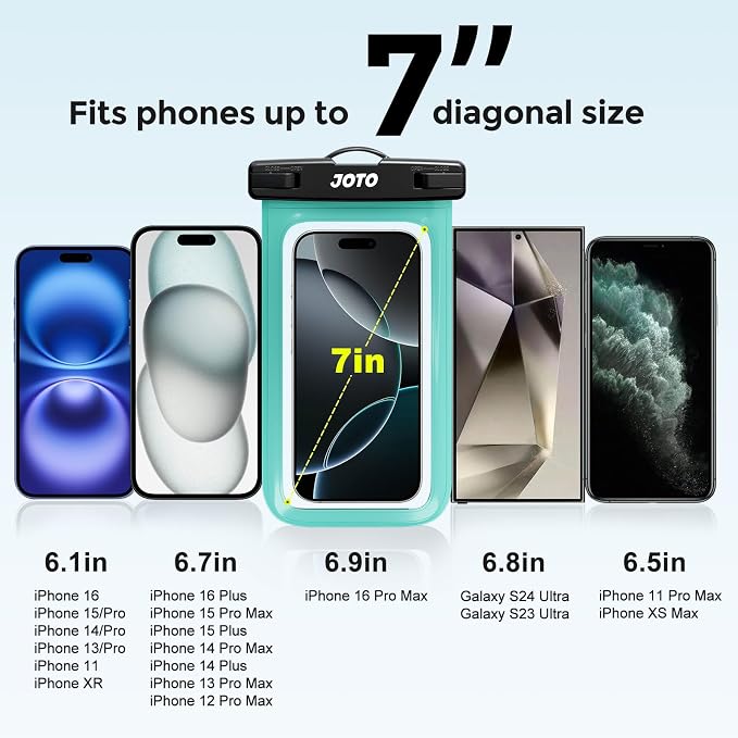 JOTO Up to 7" Universal Waterproof Phone Case - Image 4