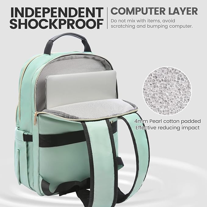 LOVEVOOK Laptop Backpack for Women 17.3 inch, Cute Womens Travel Backpack Purse - Image 3