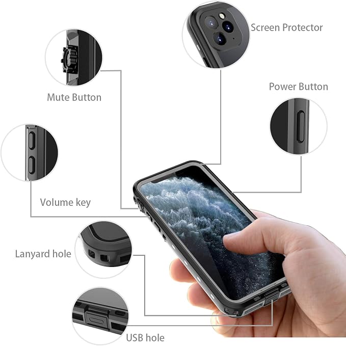 iPhone 11 Pro Max Waterproof Rugged Case - Image 4