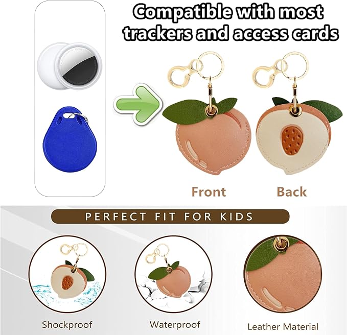 Leather Keychain Holder Case Compatible - Image 4