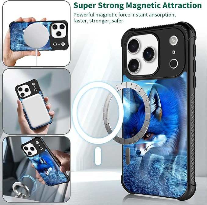 for iPhone 17 Pro Case, for MagSafe Graphic Design for Girl Boy Soft Silicone - Image 2